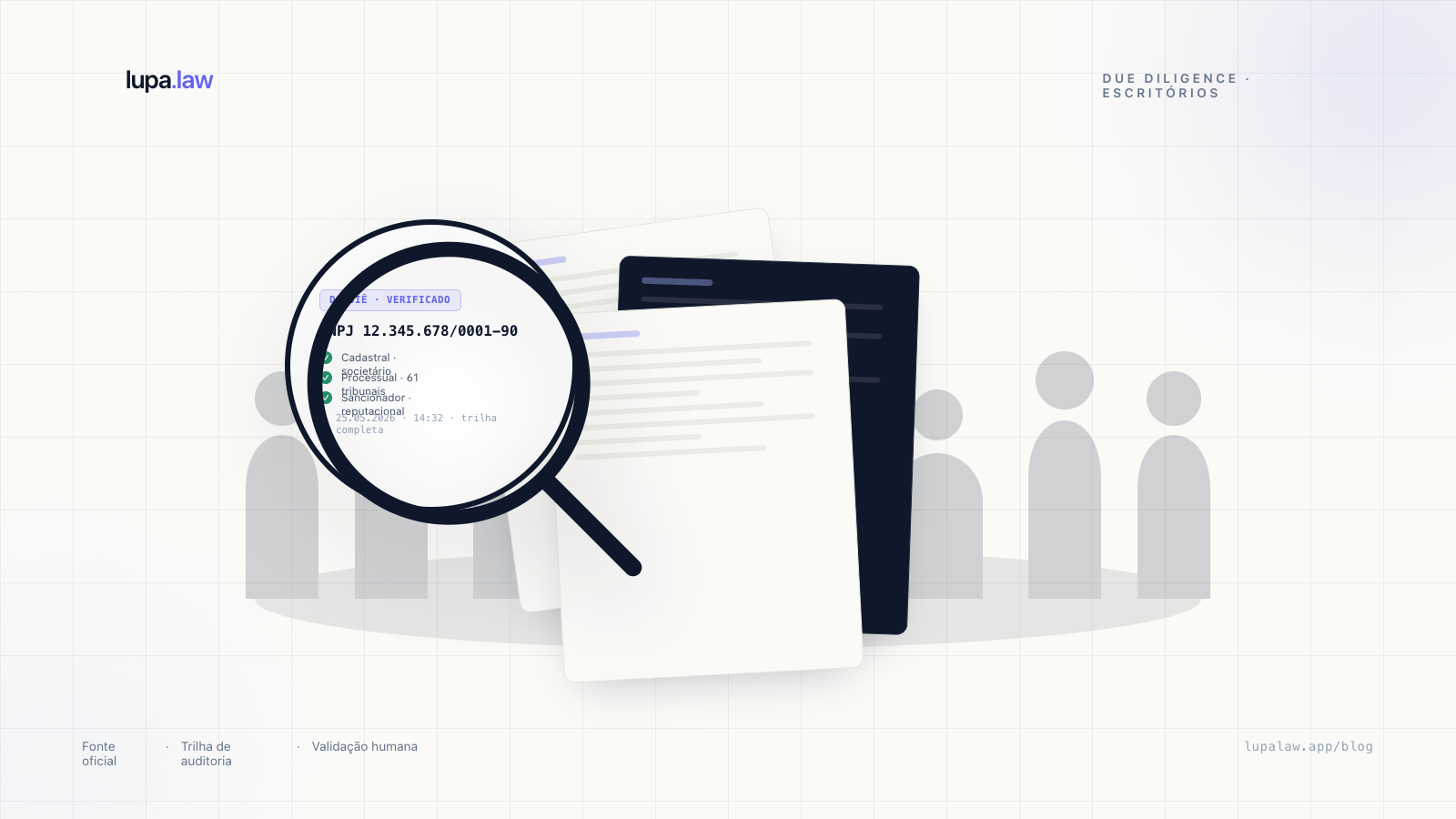 Due diligence empresarial para escritórios
